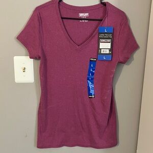 Kirkland Signature Women's Purple V-Neck Top size Large
